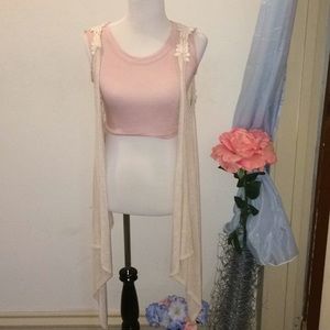 Crochet sweater vest